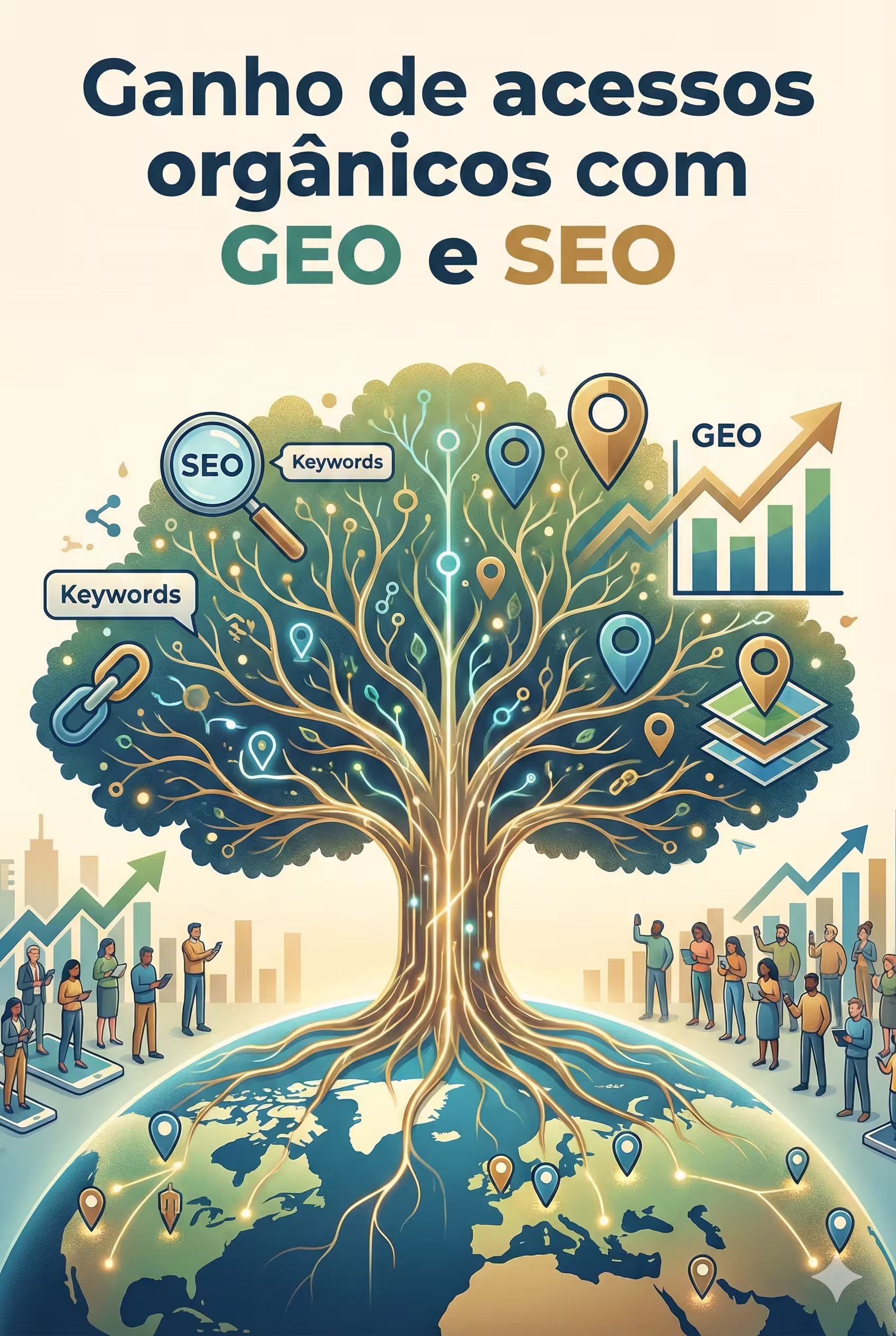Ganho orgânico com SEO e GEO